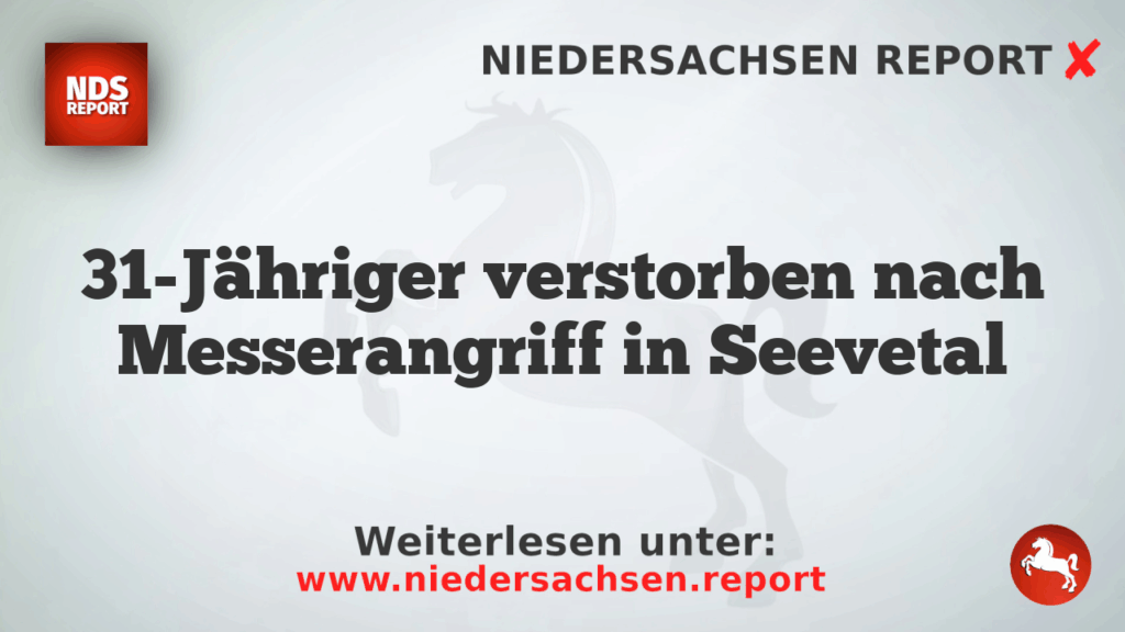 31-Jähriger verstorben nach Messerangriff in Seevetal