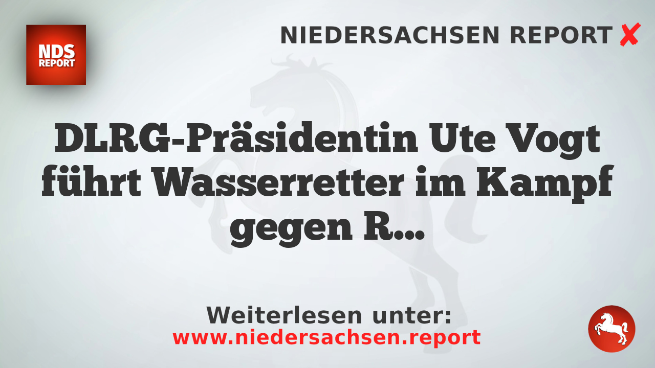 DLRG-Präsidentin Ute Vogt führt Wasserretter im Kampf gegen Rechts