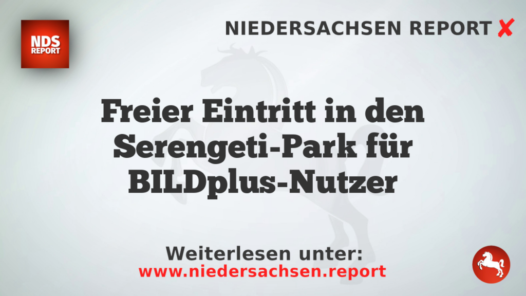 Freier Eintritt in den Serengeti-Park für BILDplus-Nutzer
