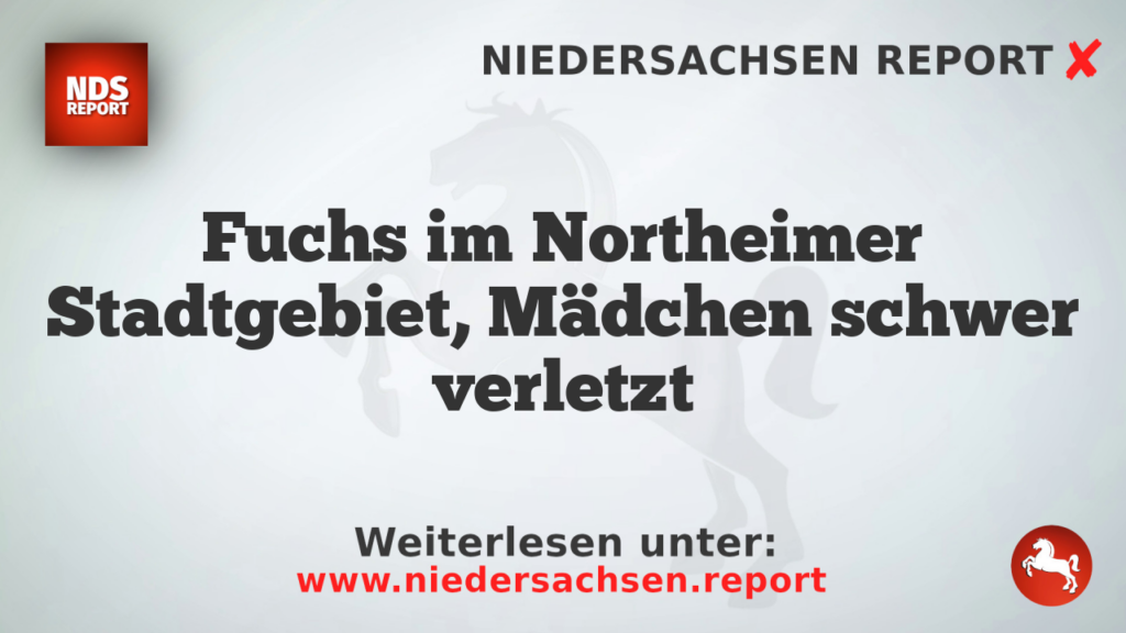 Fuchs im Northeimer Stadtgebiet, Mädchen schwer verletzt