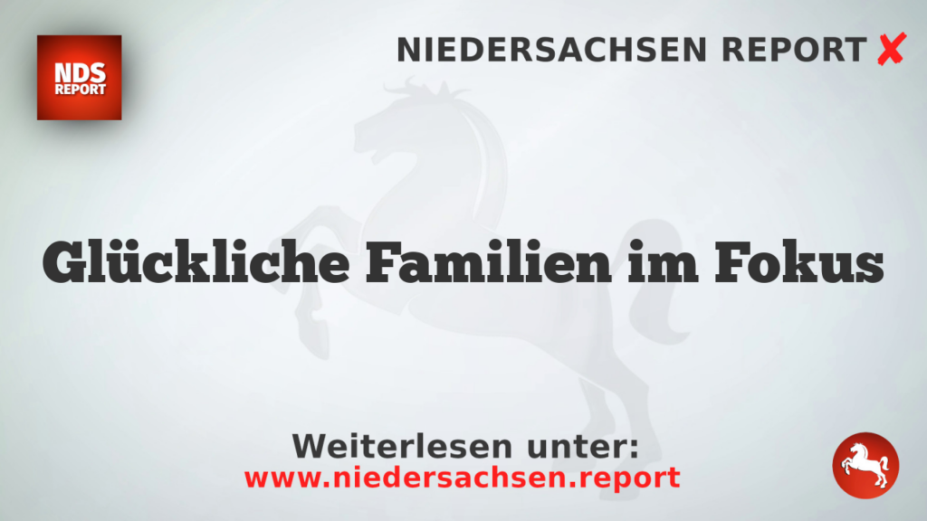 Glückliche Familien im Fokus