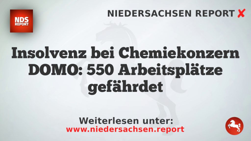 Insolvenz bei Chemiekonzern DOMO: 550 Arbeitsplätze gefährdet