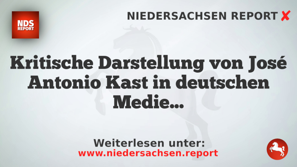 Kritische Darstellung von José Antonio Kast in deutschen Medien