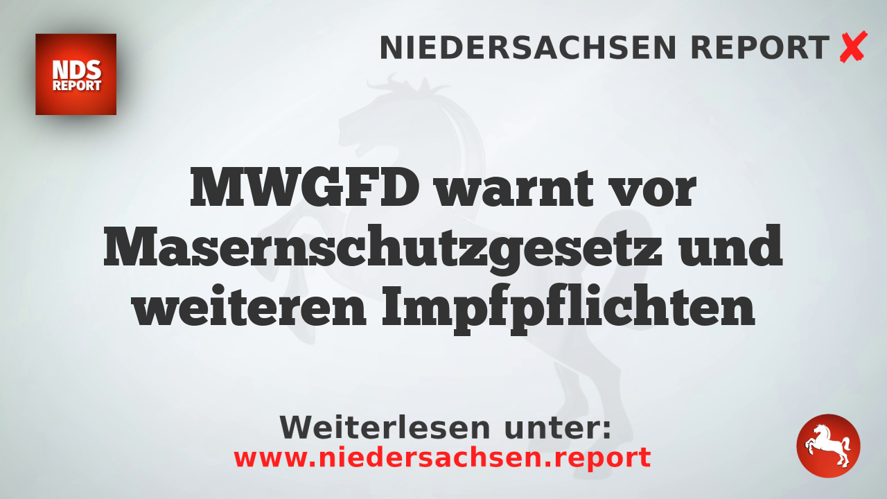 MWGFD warnt vor Masernschutzgesetz und weiteren Impfpflichten