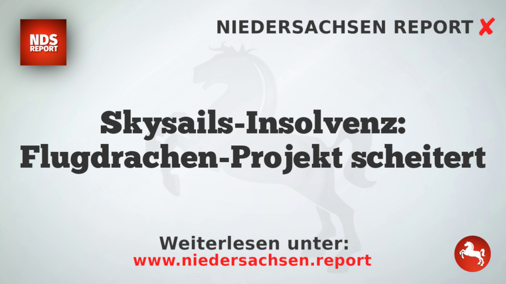 Skysails-Insolvenz: Flugdrachen-Projekt scheitert