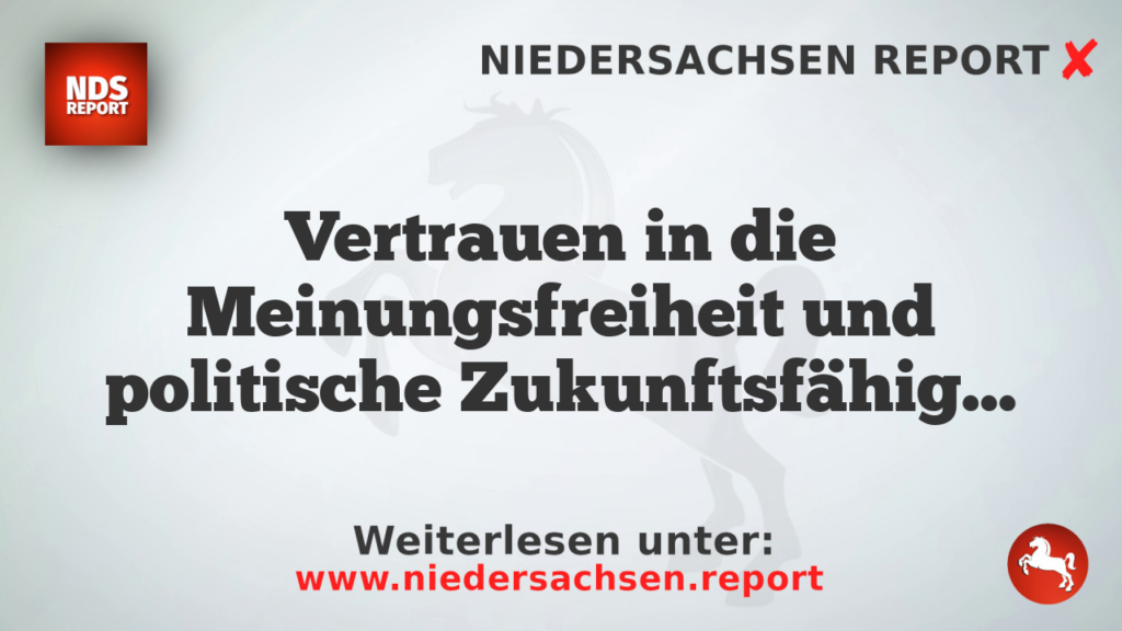 Vertrauen in die Meinungsfreiheit und politische Zukunftsfähigkeit sinkt in Deutschland