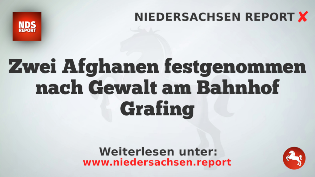 Zwei Afghanen festgenommen nach Gewalt am Bahnhof Grafing