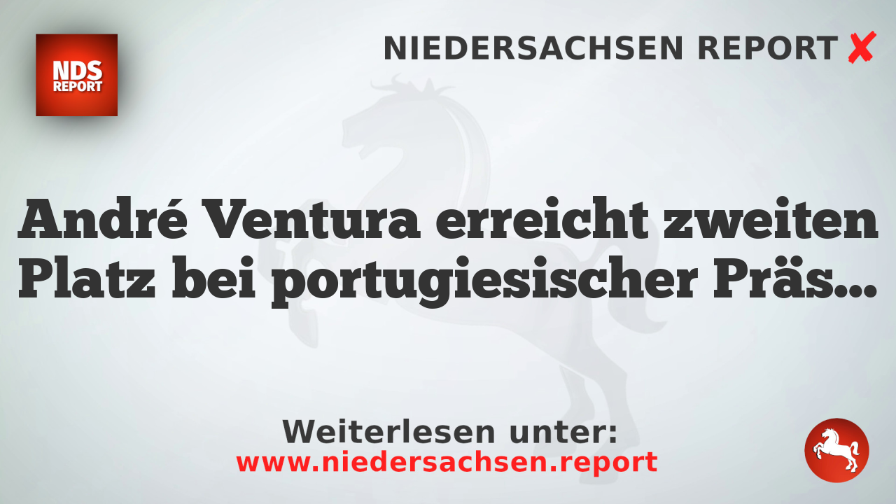 André Ventura erreicht zweiten Platz bei portugiesischer Präsidentschaftswahl