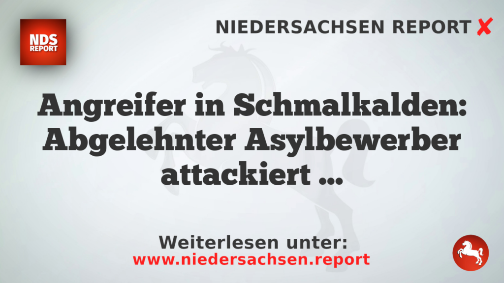 Angreifer in Schmalkalden: Abgelehnter Asylbewerber attackiert zwei Sozialarbeiter