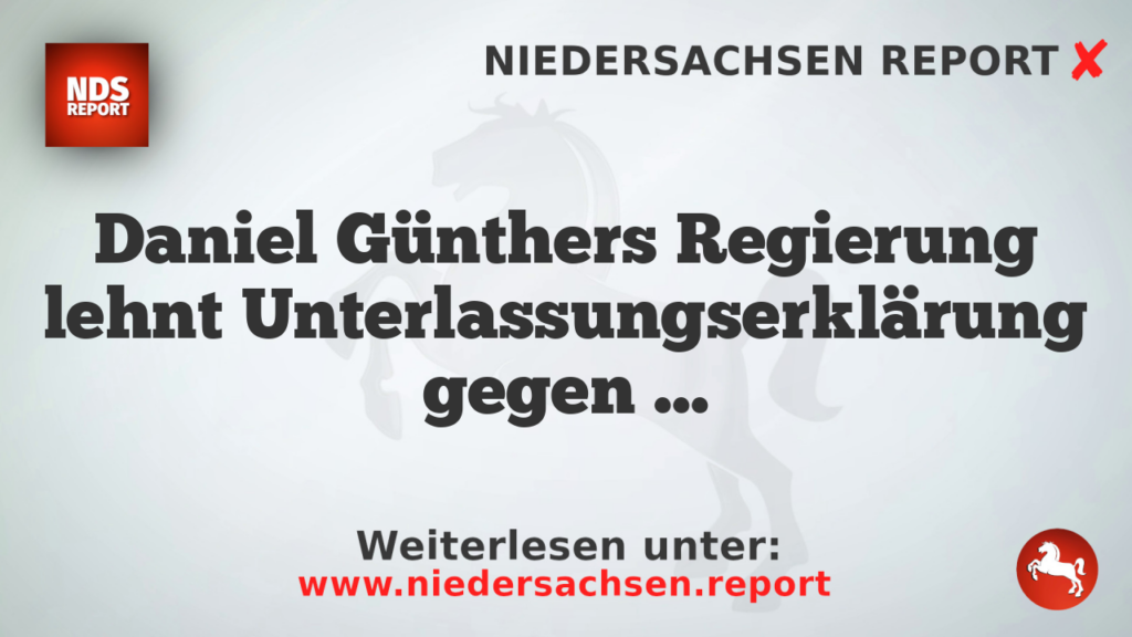 Daniel Günthers Regierung lehnt Unterlassungserklärung gegen Nius ab