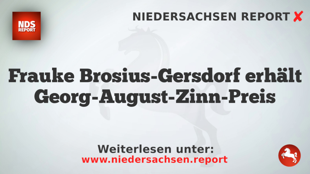 Frauke Brosius-Gersdorf erhält Georg-August-Zinn-Preis