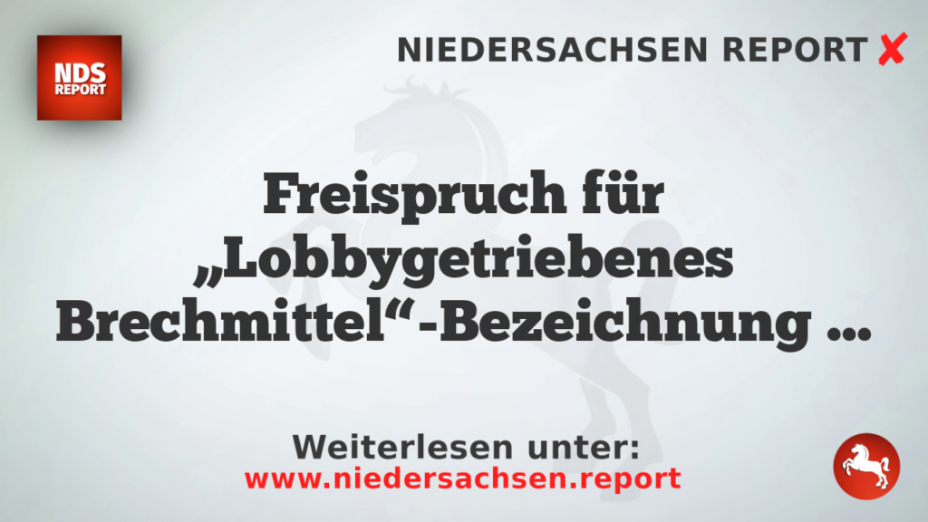 Freispruch für „Lobbygetriebenes Brechmittel“-Bezeichnung gegen Marie-Agnes Strack-Zimmermann
