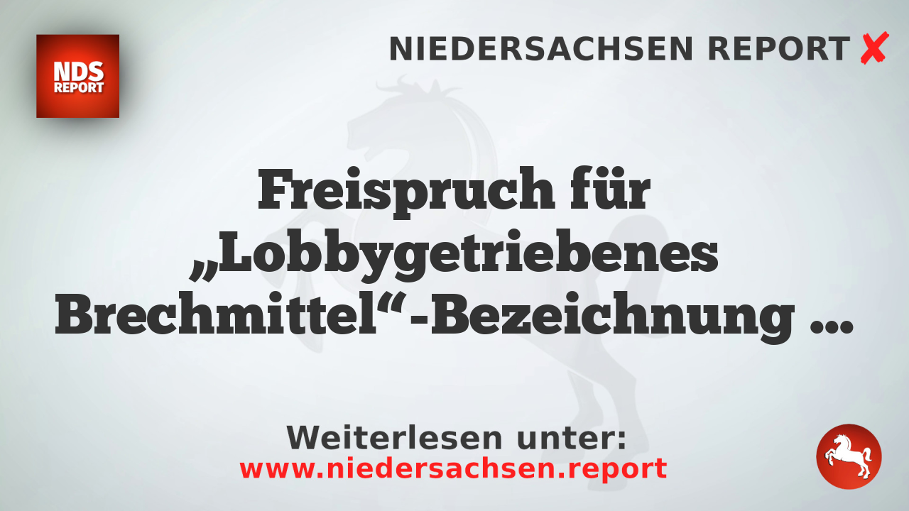 Freispruch für „Lobbygetriebenes Brechmittel“-Bezeichnung gegen Marie-Agnes Strack-Zimmermann