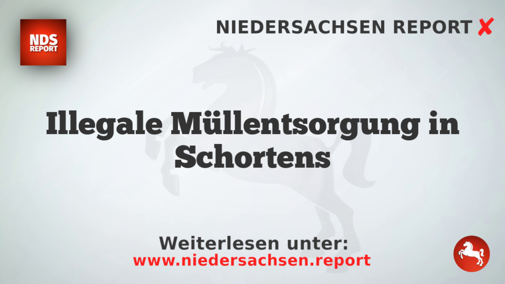 Illegale Müllentsorgung in Schortens