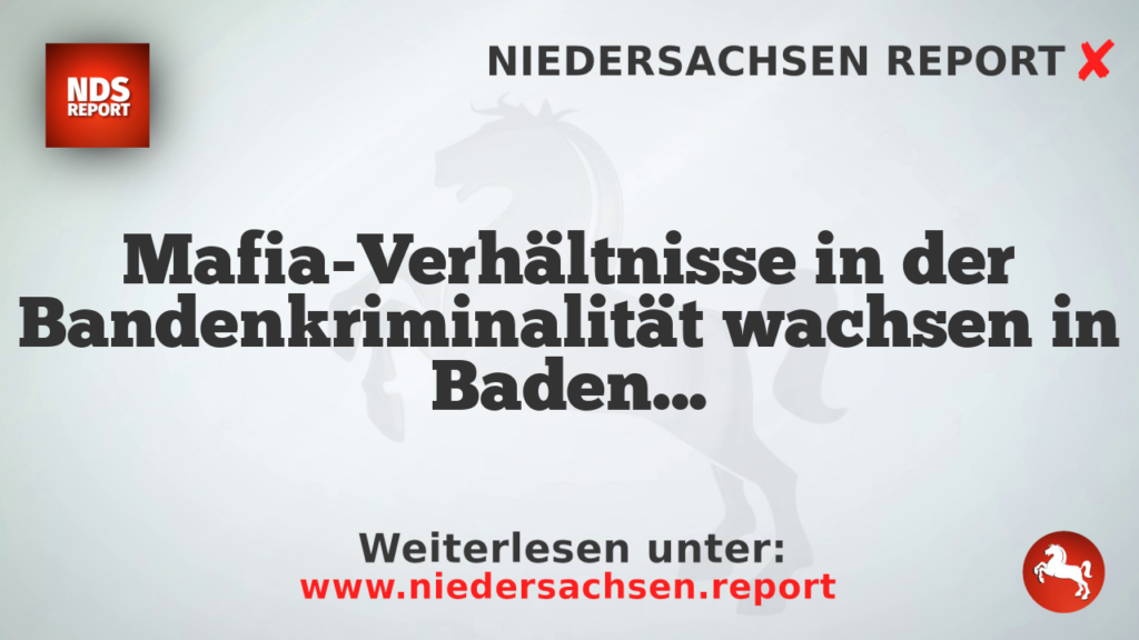 Mafia-Verhältnisse in der Bandenkriminalität wachsen in Baden-Württemberg