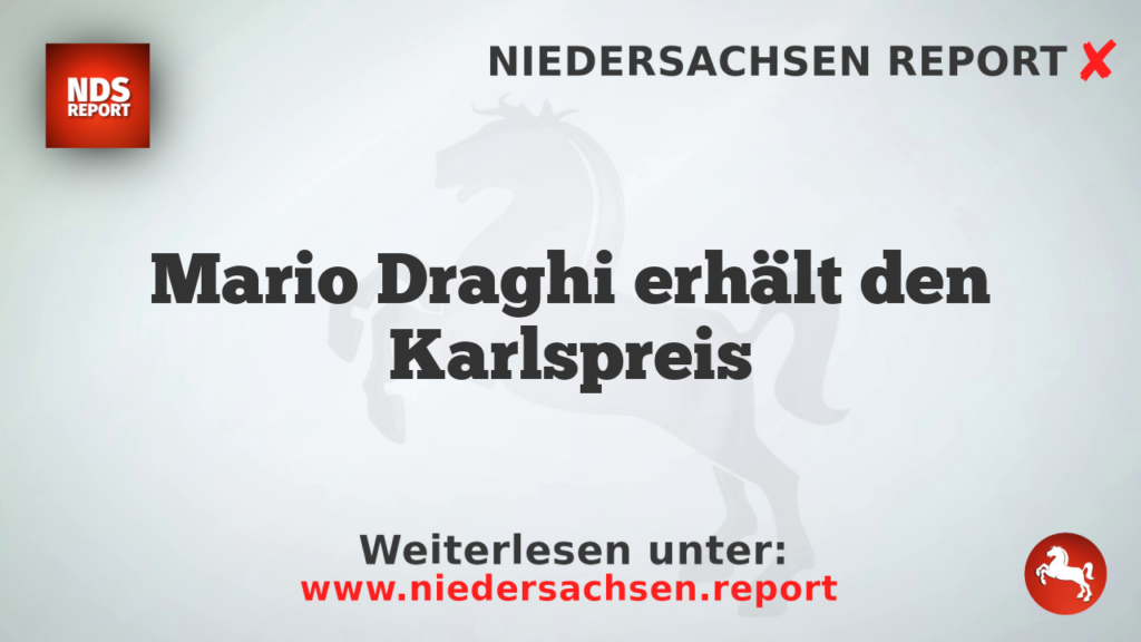 Mario Draghi erhält den Karlspreis