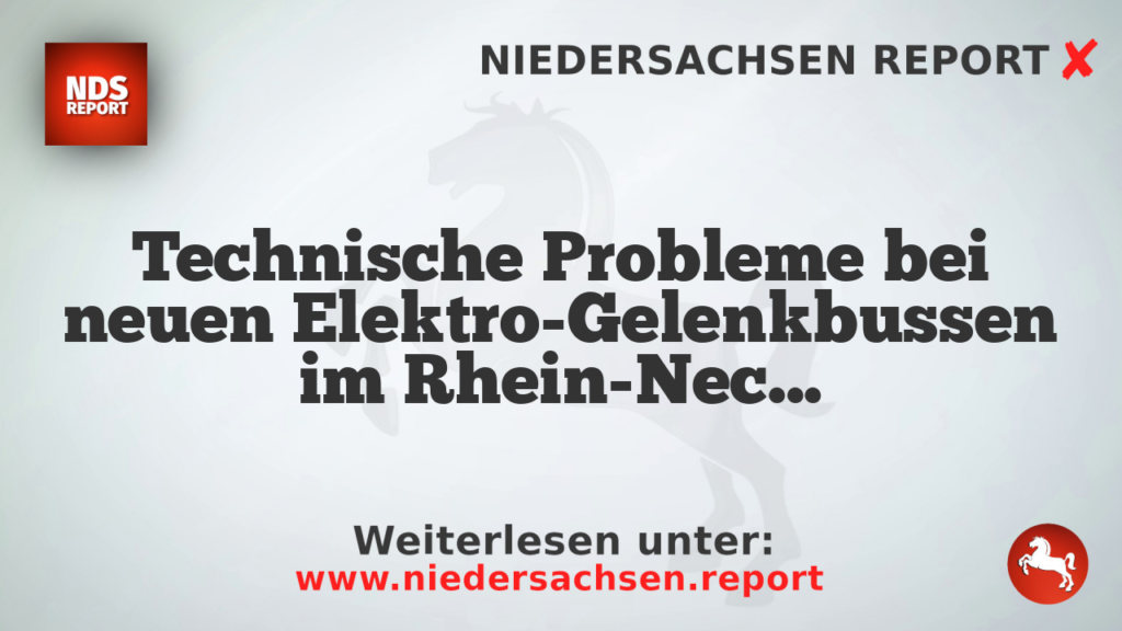 Technische Probleme bei neuen Elektro-Gelenkbussen im Rhein-Neckar-Raum