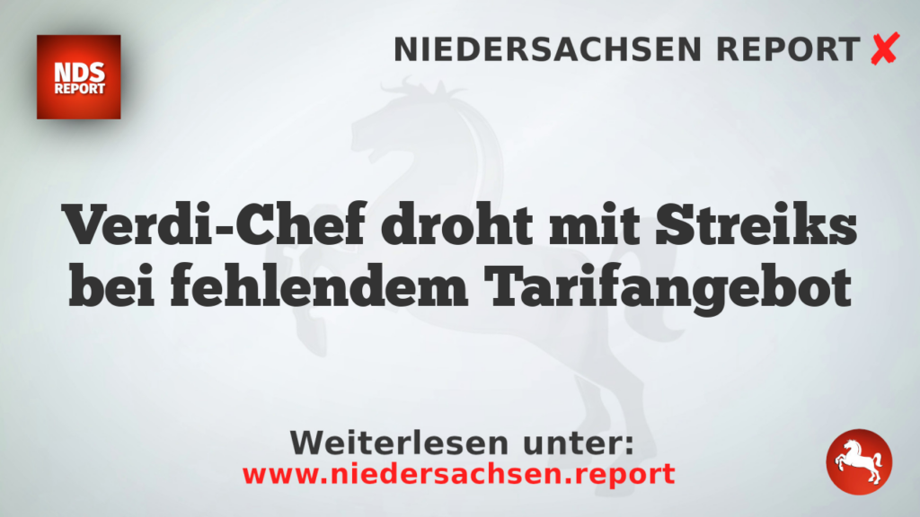 Verdi-Chef droht mit Streiks bei fehlendem Tarifangebot