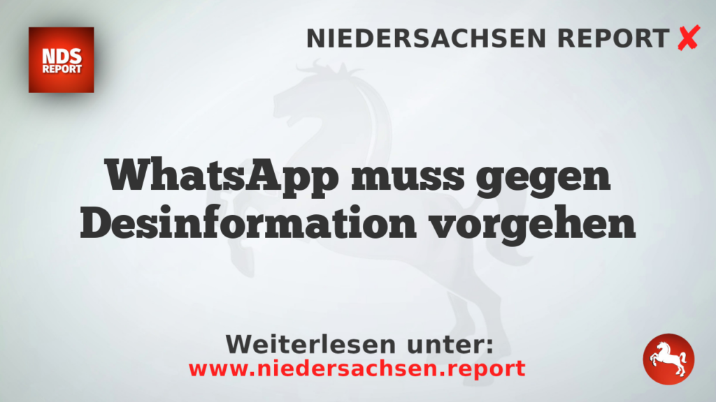 WhatsApp muss gegen Desinformation vorgehen