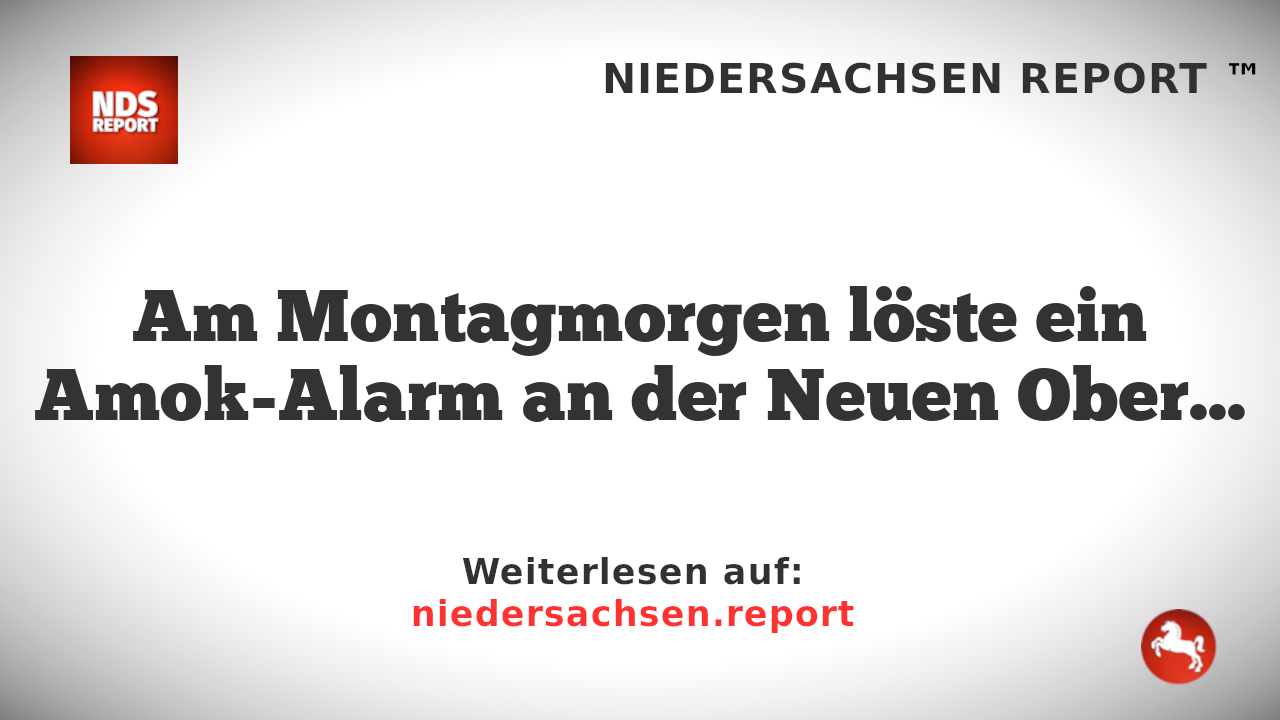 Amok-Alarm an Braunschweiger Schule