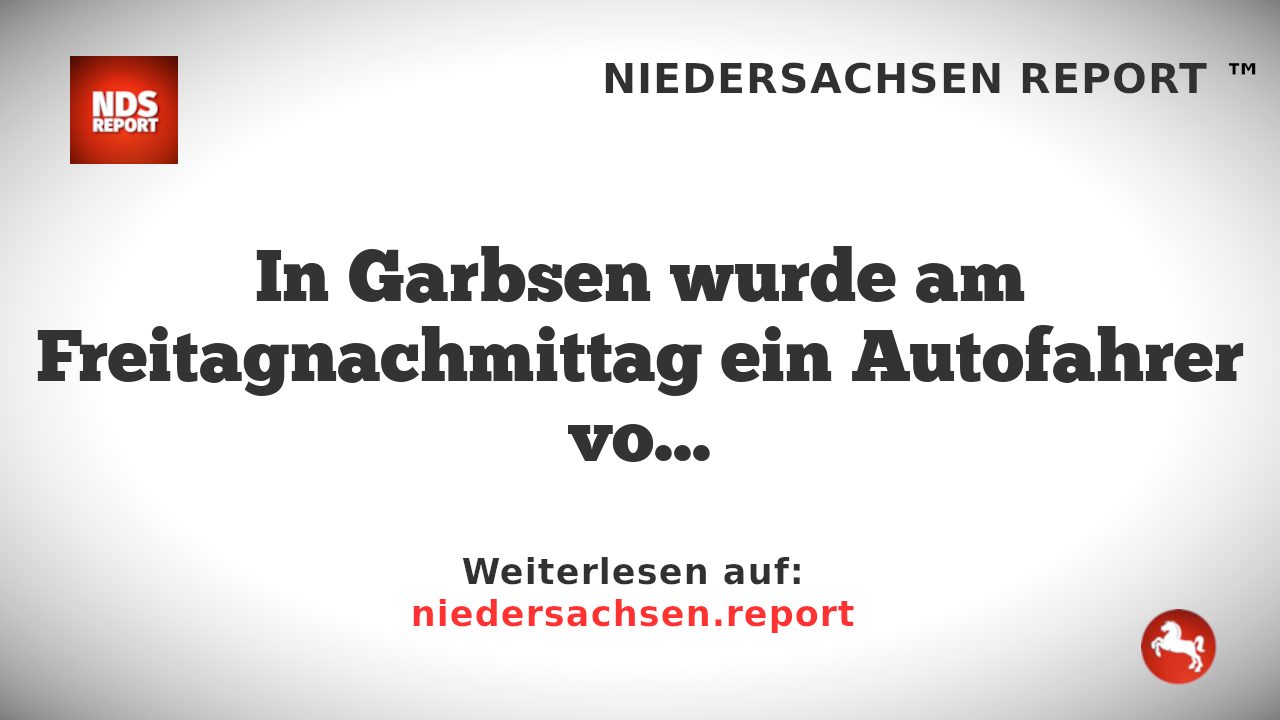 Autofahrer in Garbsen mit Schusswaffe bedroht