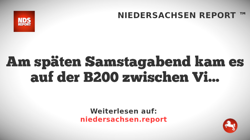 BMW überschlägt sich auf der B200 – Fahrer schwer verletzt