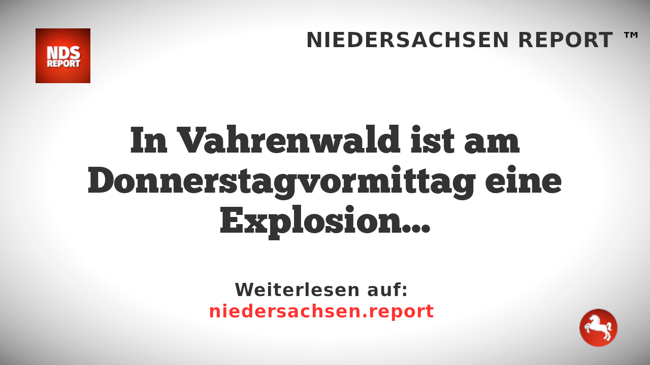 Feuerwehr reagiert schnell auf Explosion in Continental-Werk