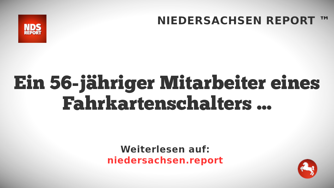 Messerangriff auf Mitarbeiter eines Fahrkartenschalters in Dortmund