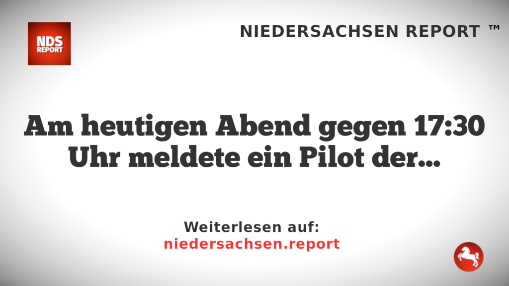 Notlandung eines Kleinflugzeugs in Scheuen