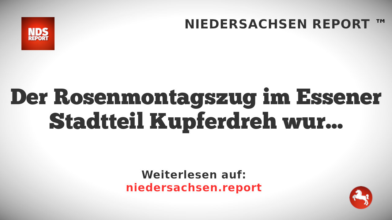 Rosenmontagszug in Essen abgesagt wegen Bombendrohung