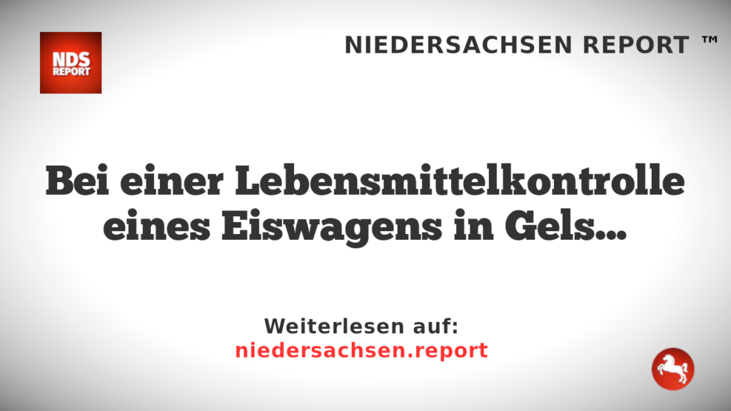 Tatverdächtiger bei Eiswagen-Kontrolle festgenommen