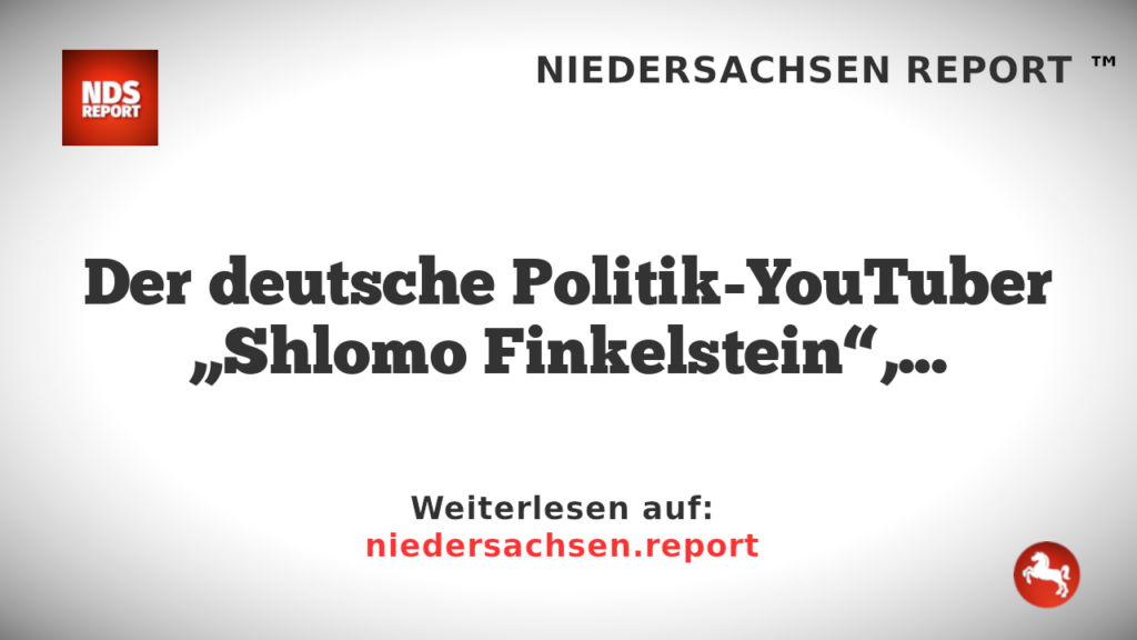 YouTuber "Shlomo Finkelstein"  aus dem Gefängnis an J.D. Vance gewendet