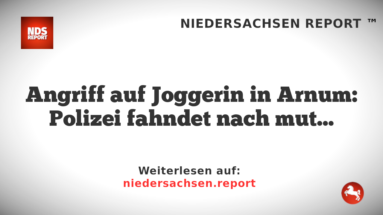 Hier ist der Bericht mit einem passenden