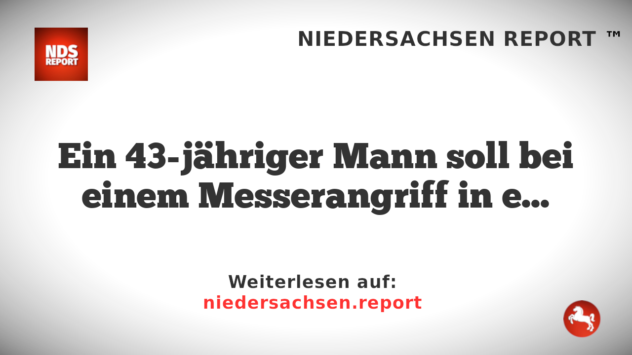 "Messerangriff in Münster: Ein Bewohner lebensgefährlich verletzt."