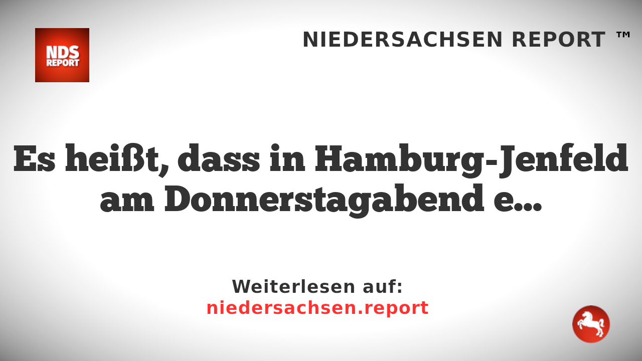 Schüsse in Jenfeld: Mann lebensgefährlich verletzt