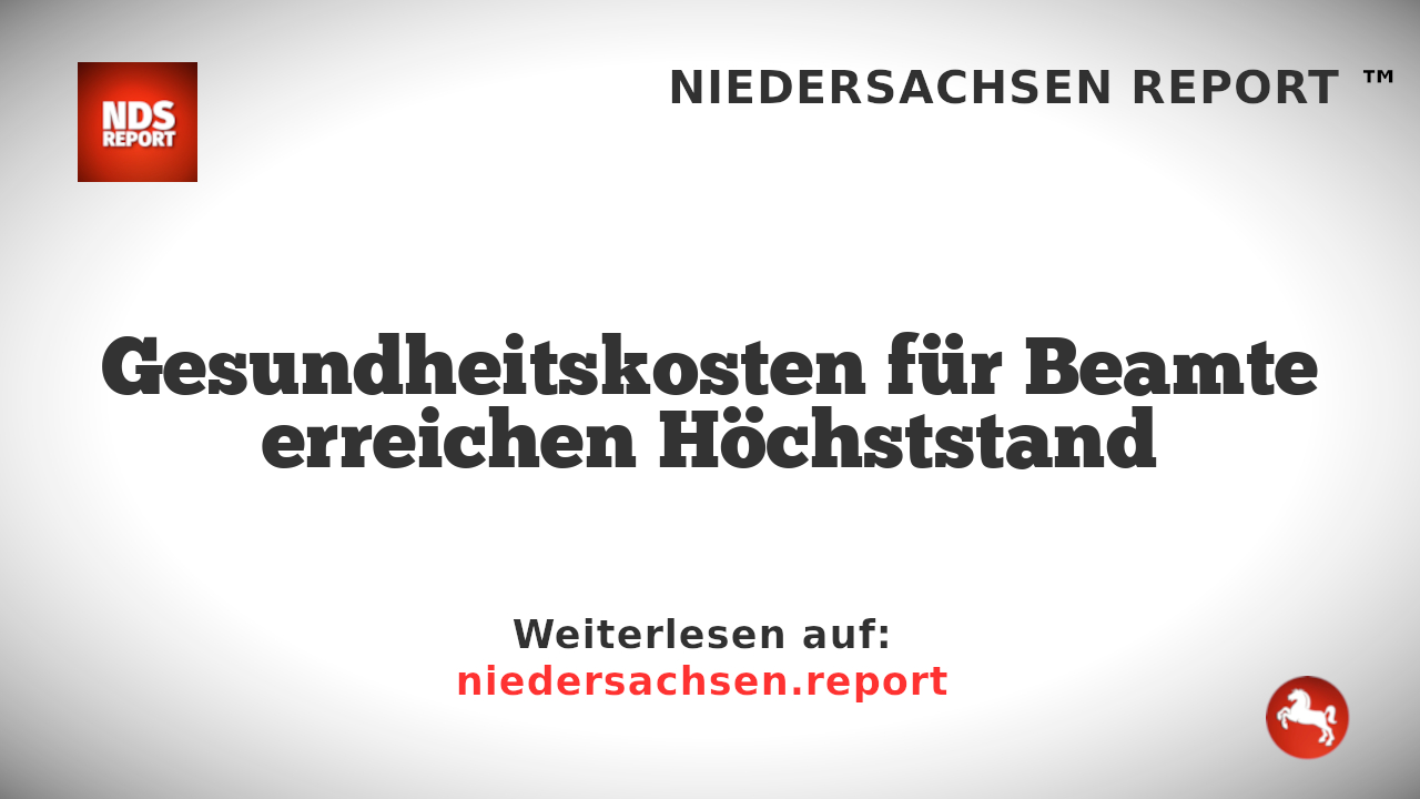 Gesundheitskosten für Beamte erreichen Höchststand