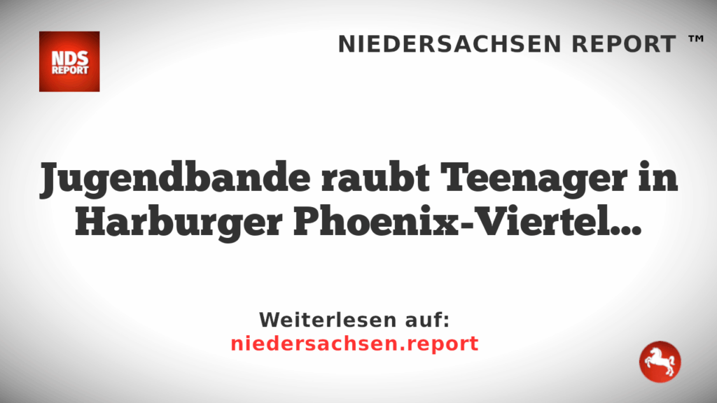 Jugendbande raubt Teenager in Harburger Phoenix-Viertel aus