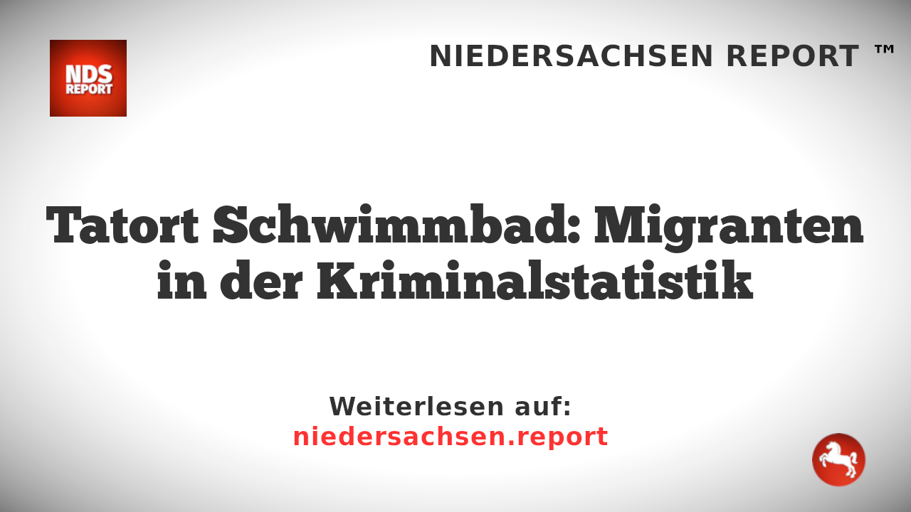 Tatort Schwimmbad: Migranten in der Kriminalstatistik