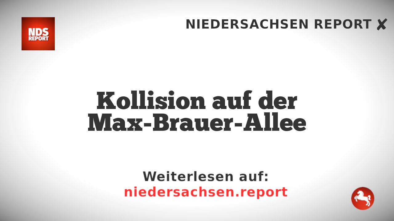 Kollision auf der Max-Brauer-Allee