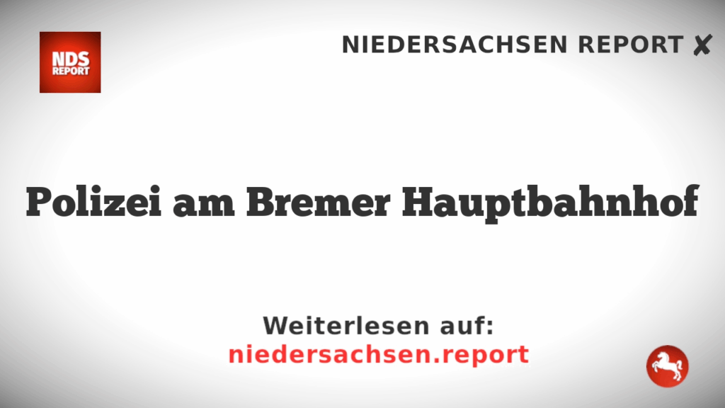Polizei am Bremer Hauptbahnhof