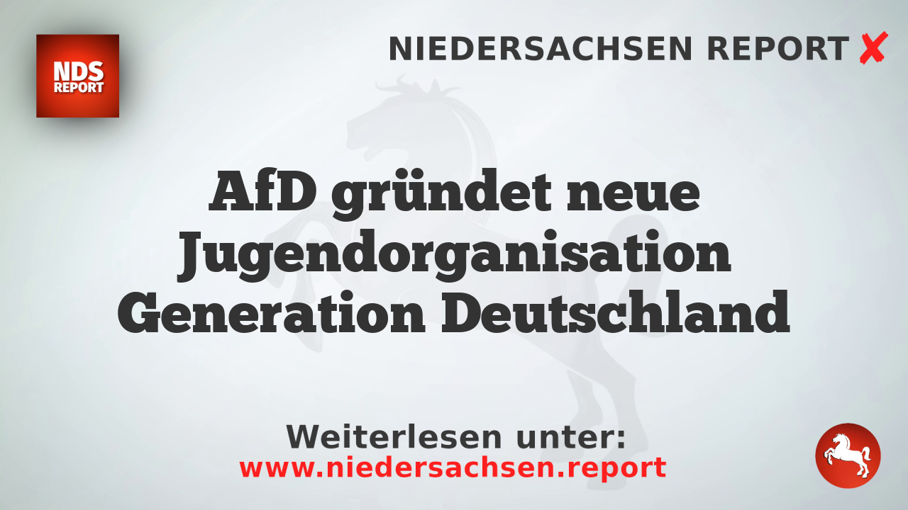 AfD gründet neue Jugendorganisation Generation Deutschland