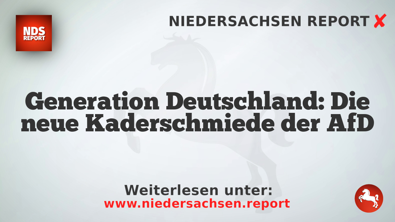 Generation Deutschland: Die neue Kaderschmiede der AfD