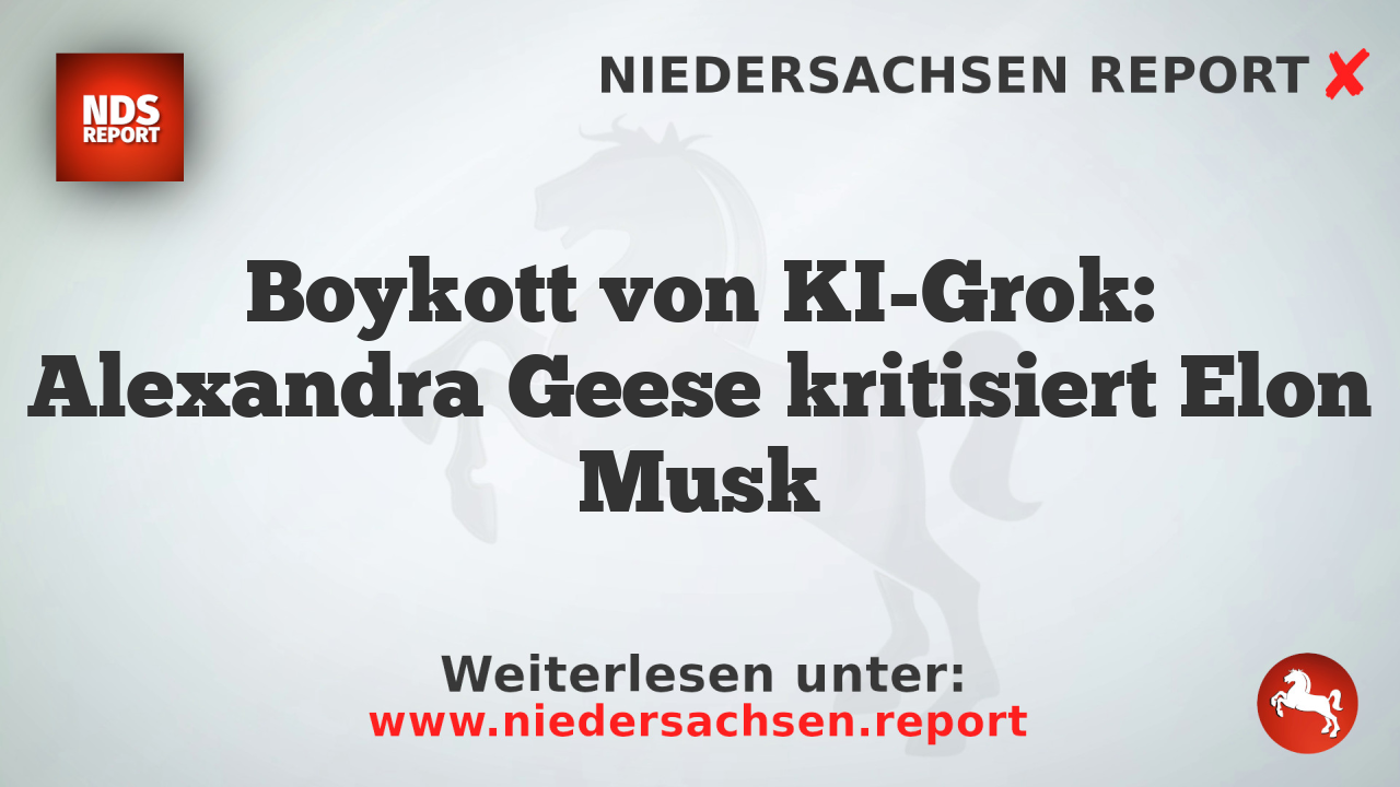 Boykott von KI-Grok: Alexandra Geese kritisiert Elon Musk