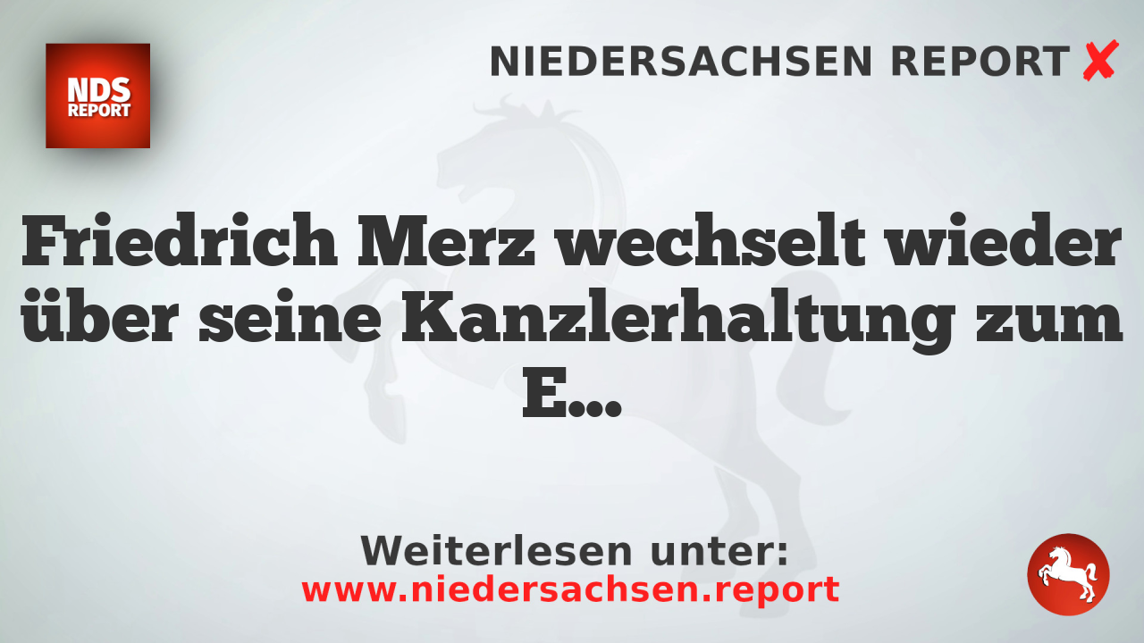 Friedrich Merz wechselt wieder über seine Kanzlerhaltung zum EU-Emissionshandel