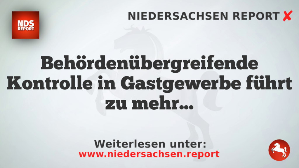 Behördenübergreifende Kontrolle in Gastgewerbe führt zu mehr als dreißig Verfahren