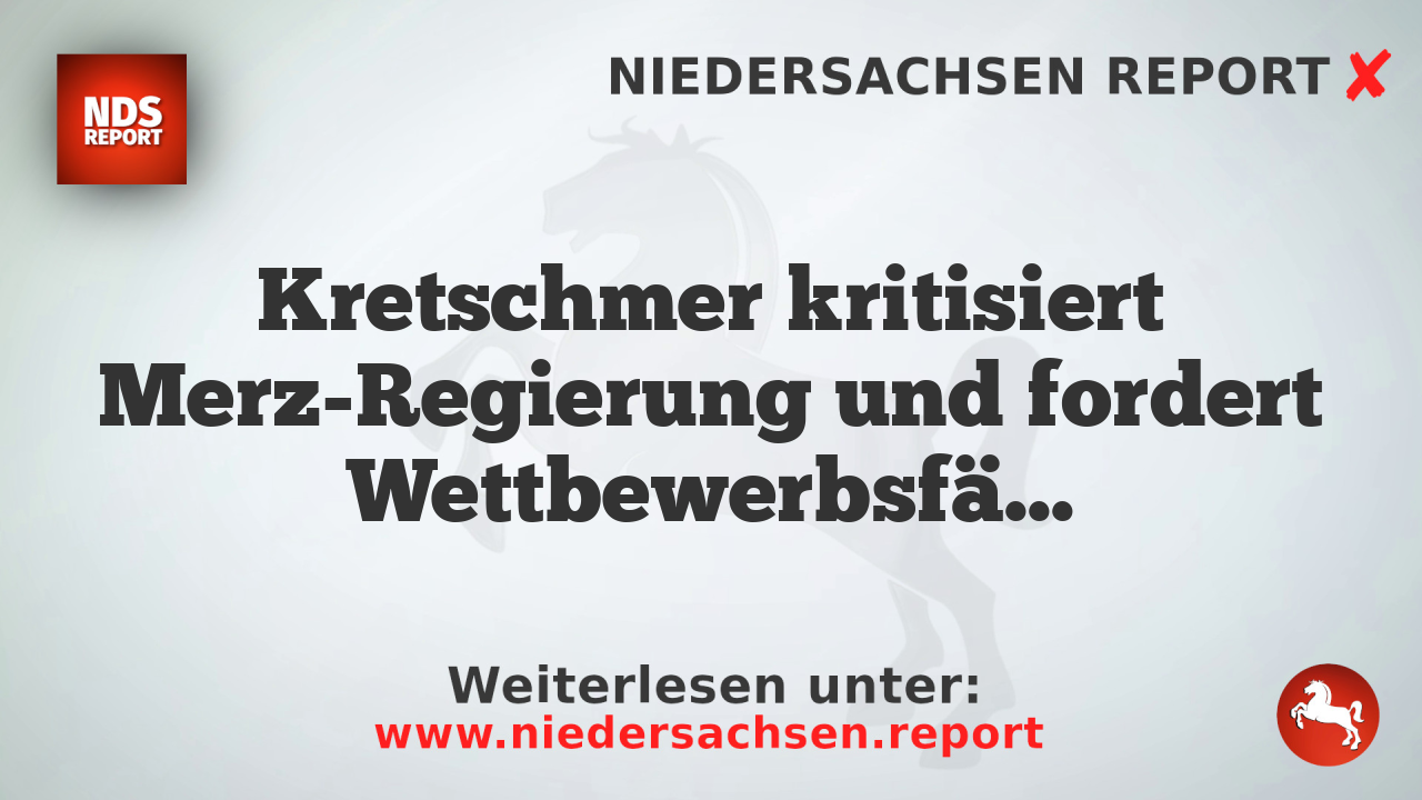 Kretschmer kritisiert Merz-Regierung und fordert Wettbewerbsfähigkeit