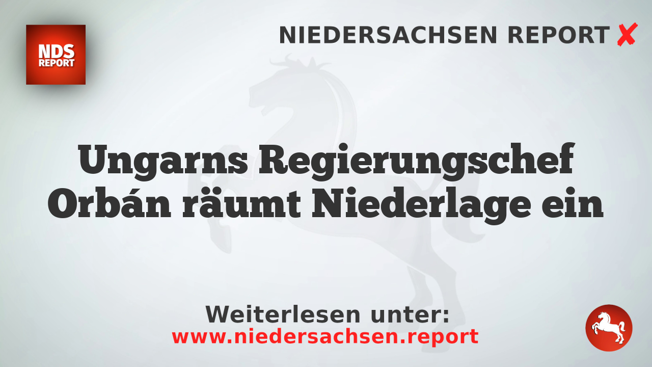 Ungarns Regierungschef Orbán räumt Niederlage ein