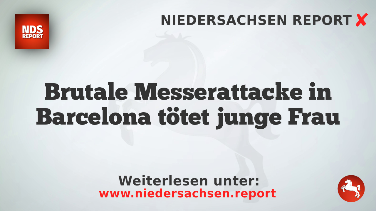 Brutale Messerattacke in Barcelona tötet junge Frau