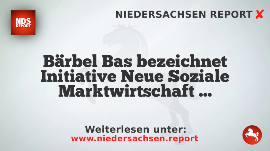 Bärbel Bas bezeichnet Initiative Neue Soziale Marktwirtschaft als „menschenverachtend“