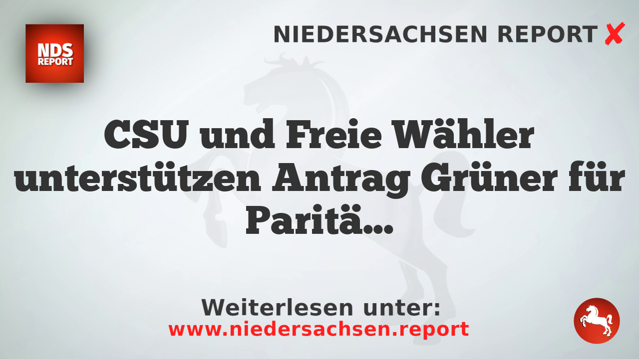 CSU und Freie Wähler unterstützen Antrag Grüner für Parität in Damentoiletten